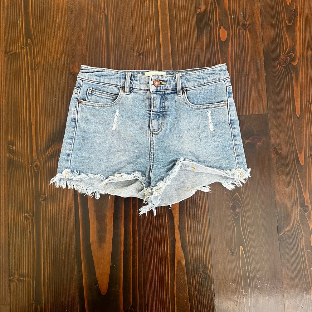 Obey Denim Distressed Shorts for Spring/Summer